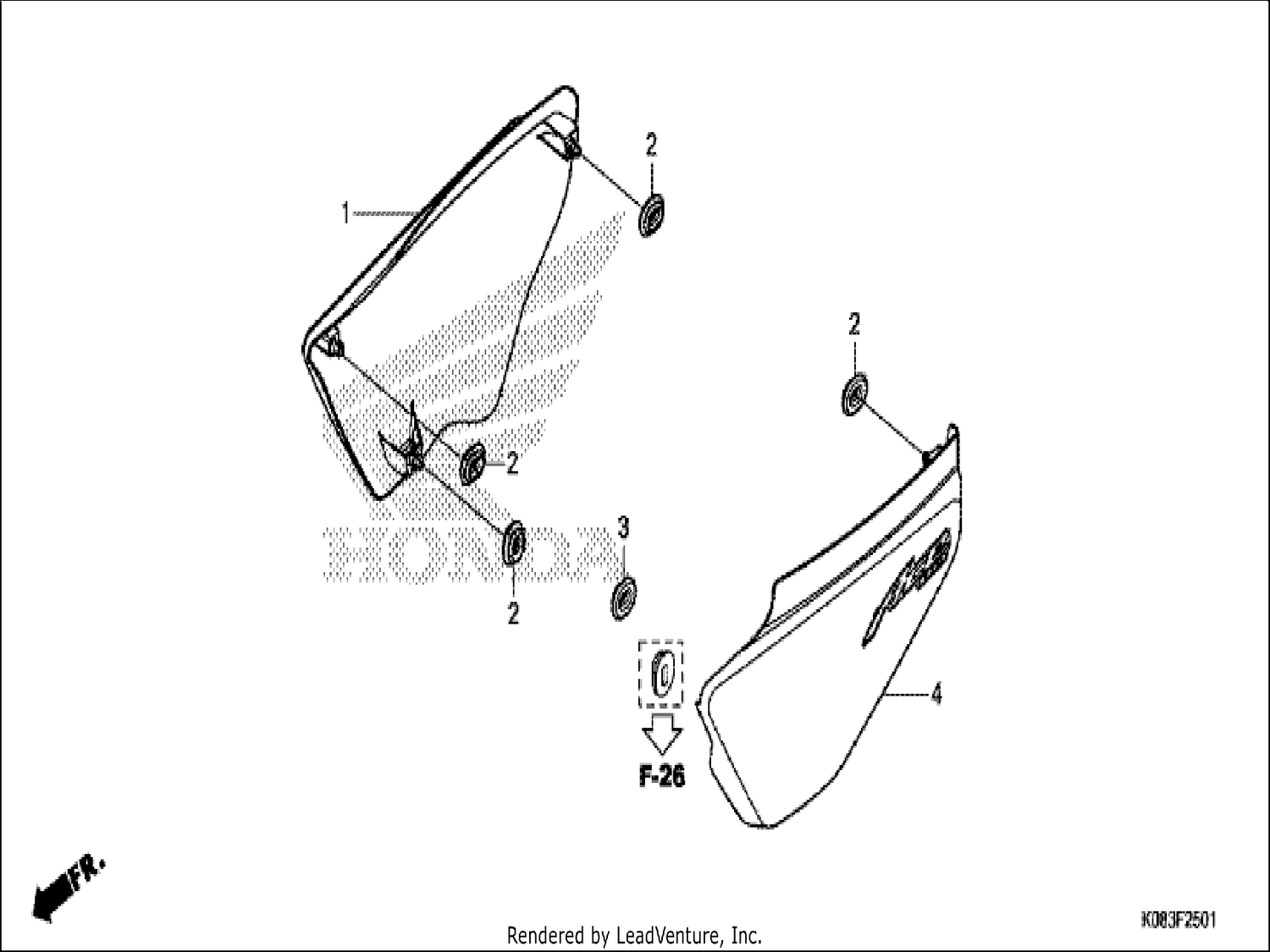  1 SIDE COVER (CG110SHJ/K)