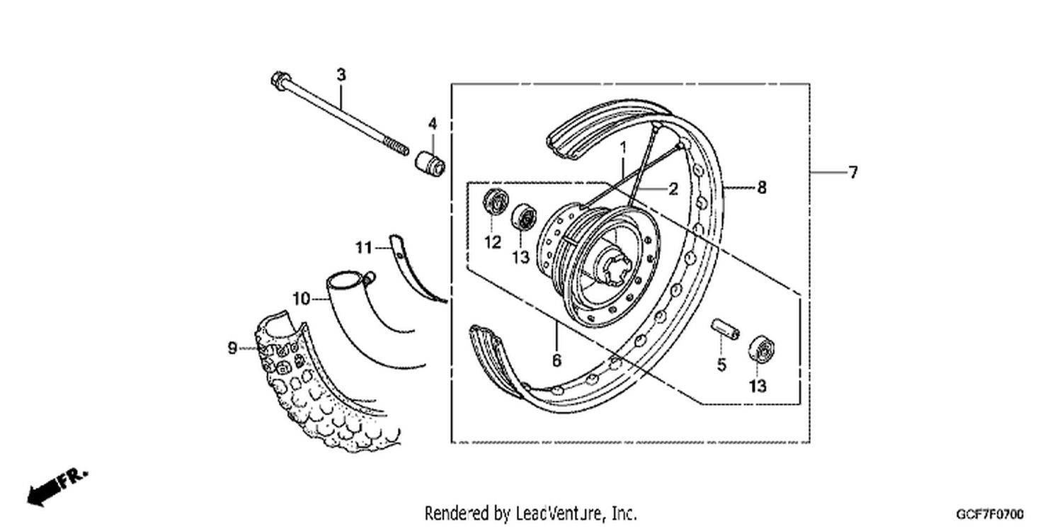  FRONT WHEEL