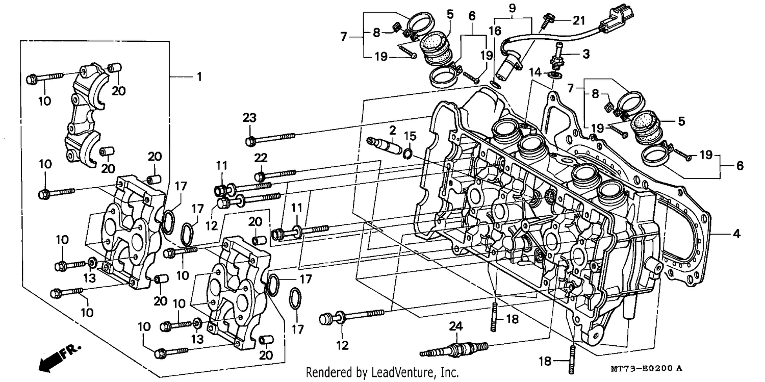 CYLINDER HEAD (FRONT)