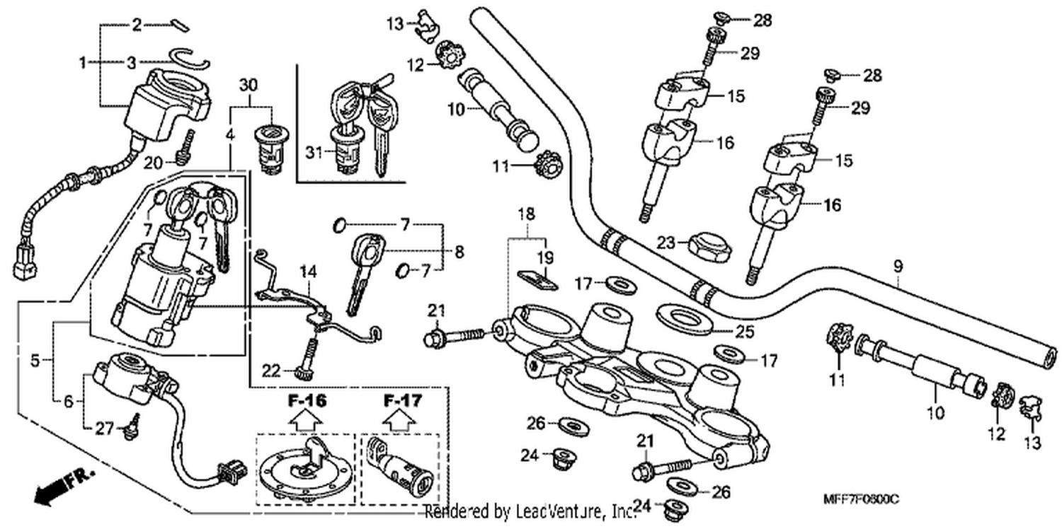  HANDLE PIPE/TOP BRIDGE