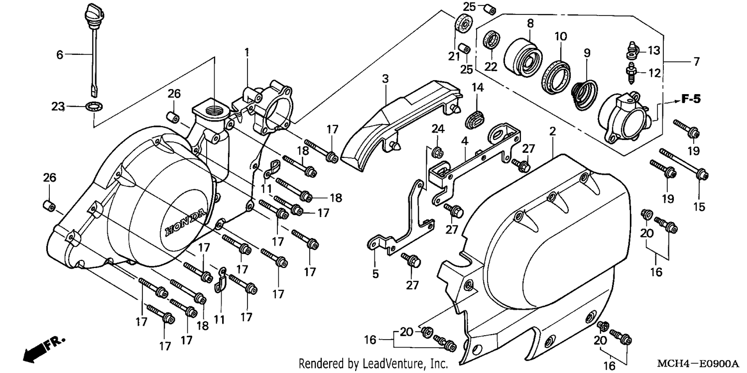 LEFT CRANKCASE COVER