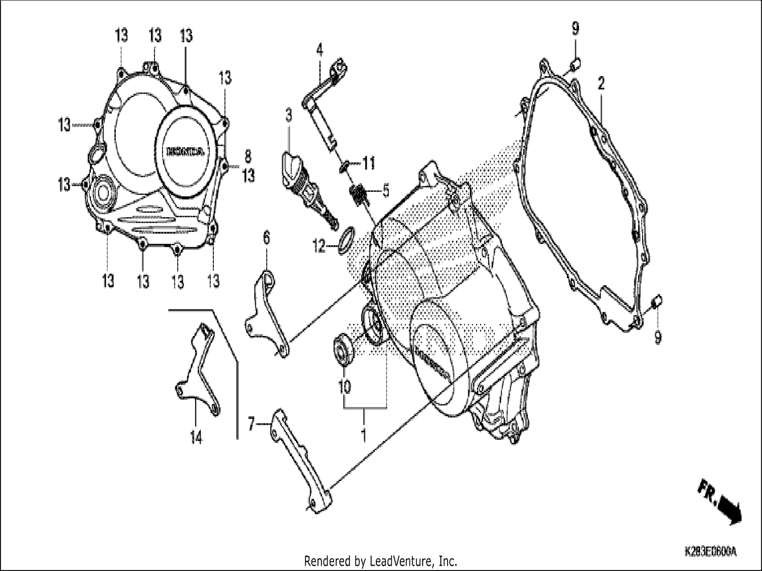  RIGHT CRANKCASE COVER