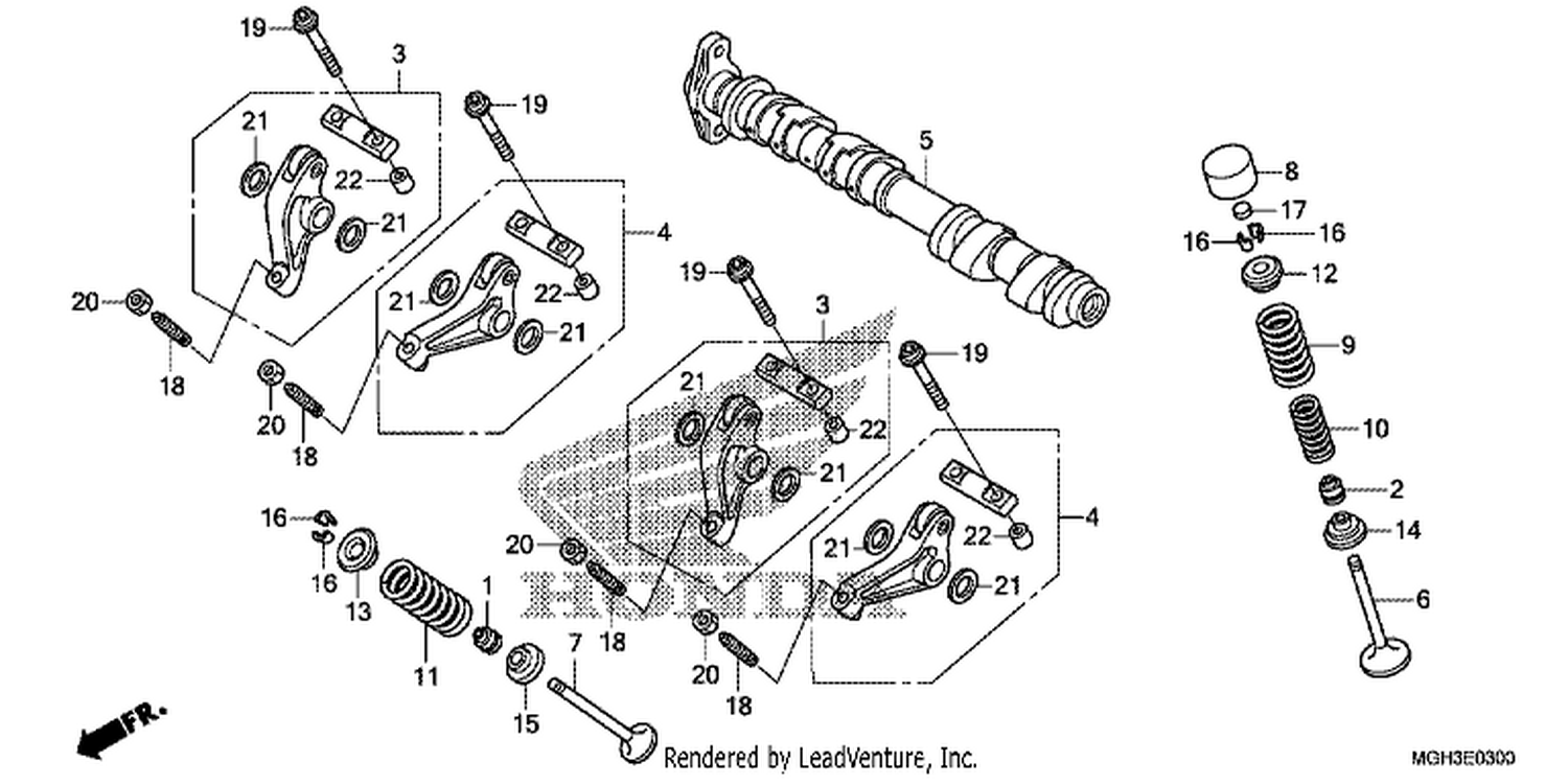  CAMSHAFT/VALVE (FRONT)