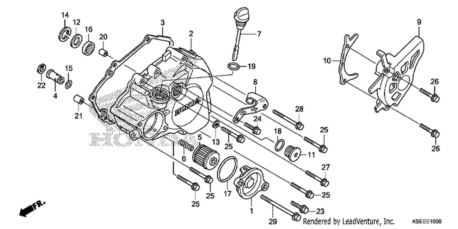  L. CRANKCASE COVER