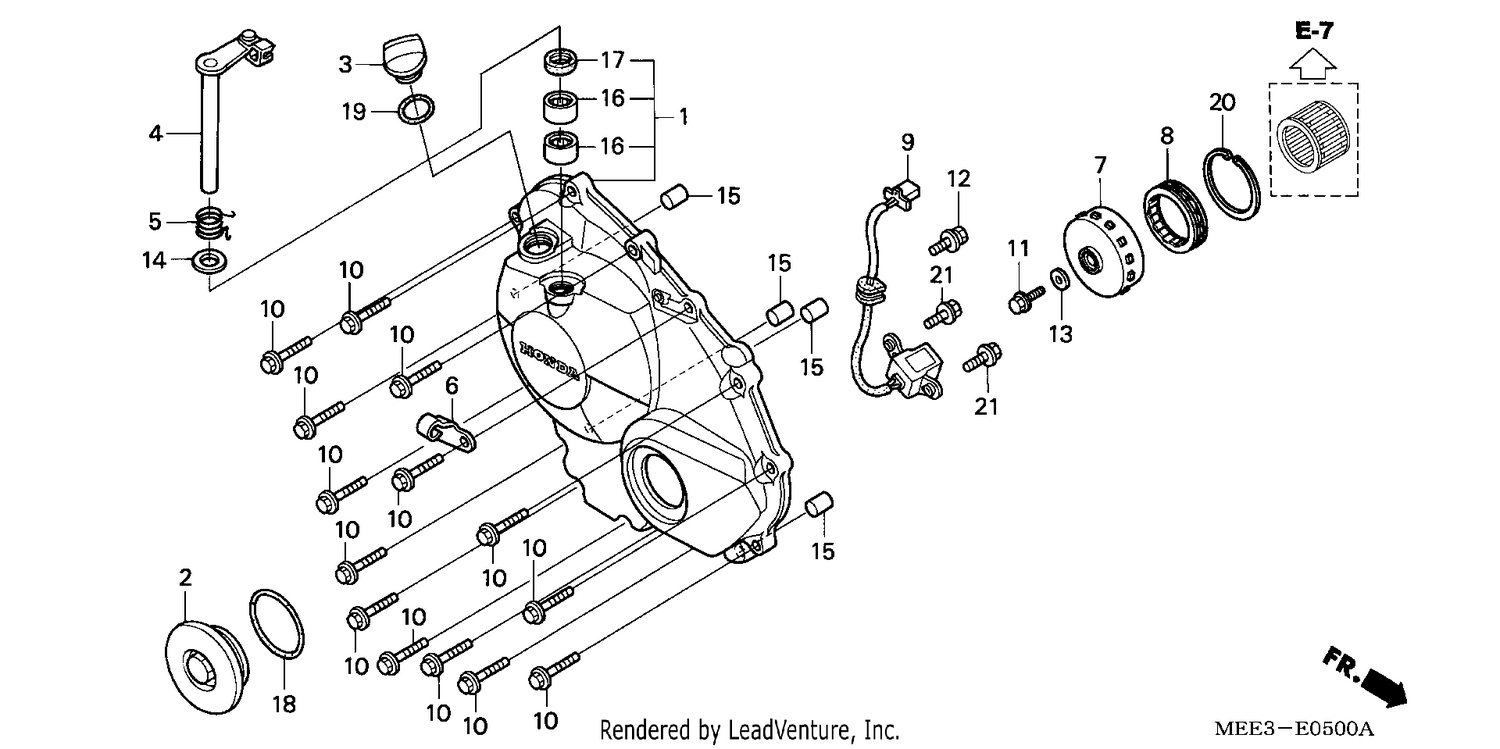 RIGHT CRANKCASE COVER