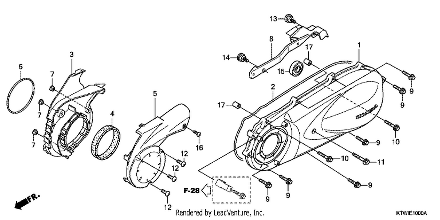  LEFT CRANKCASE COVER