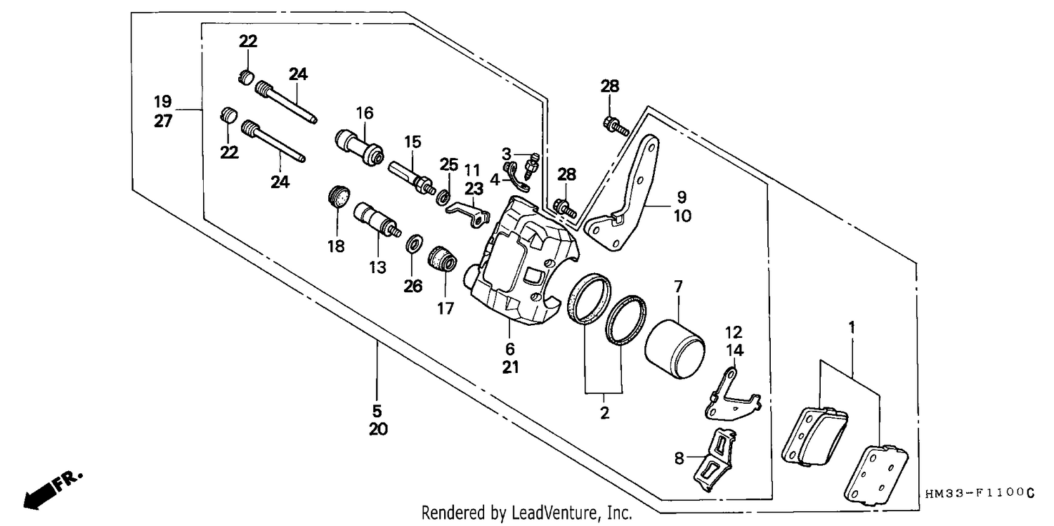 FRONT BRAKE CALIPER