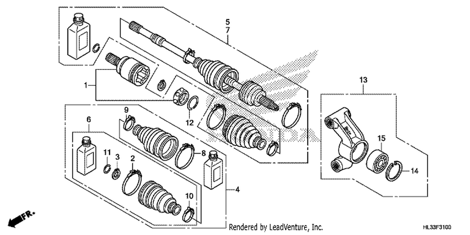  REAR KNUCKLE/REAR DRIVESHAFT