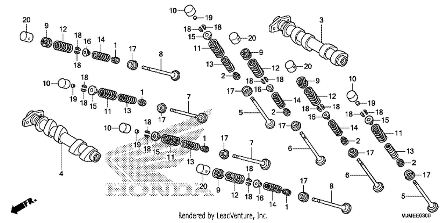  CAMSHAFT/VALVE (FRONT)