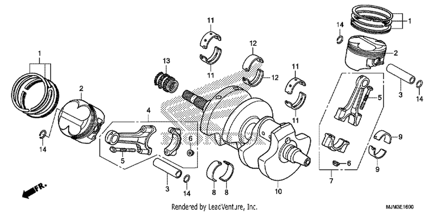  CRANKSHAFT/PISTON