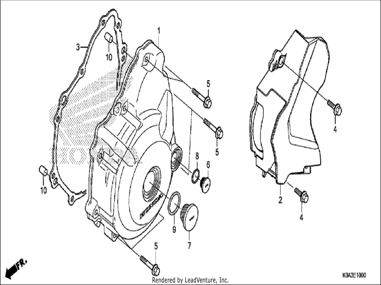  LEFT CRANKCASE COVER