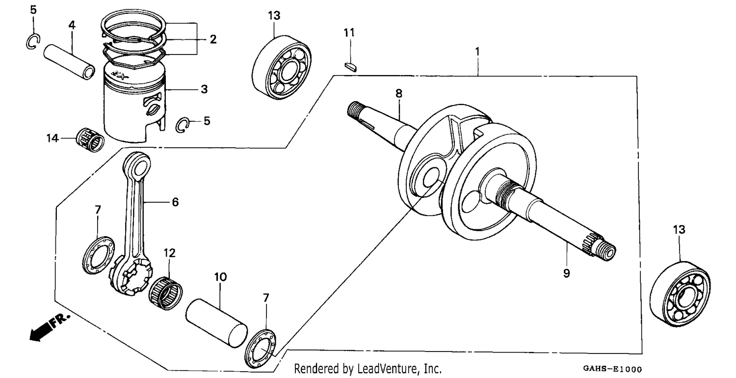 CRANKCASE/PISTON
