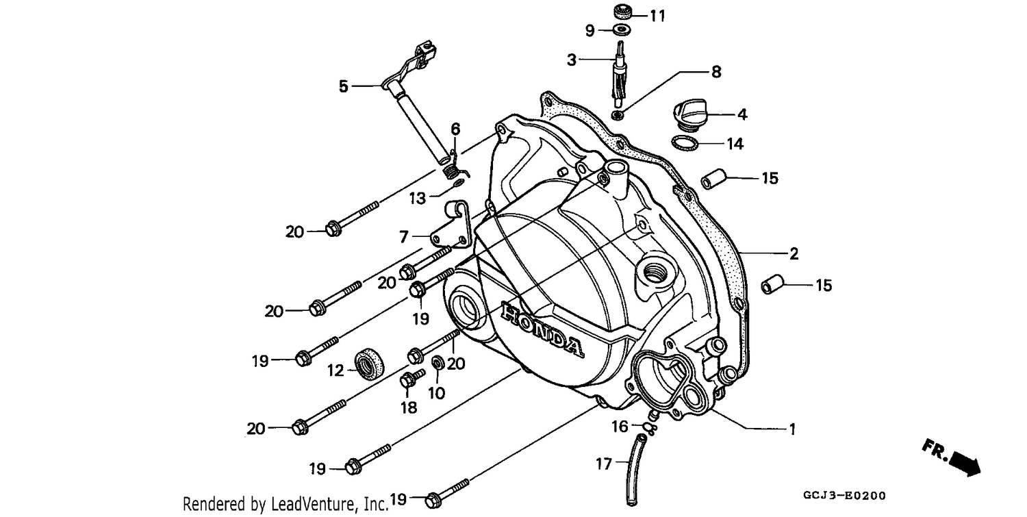 RIGHT CRANKCASE COVER