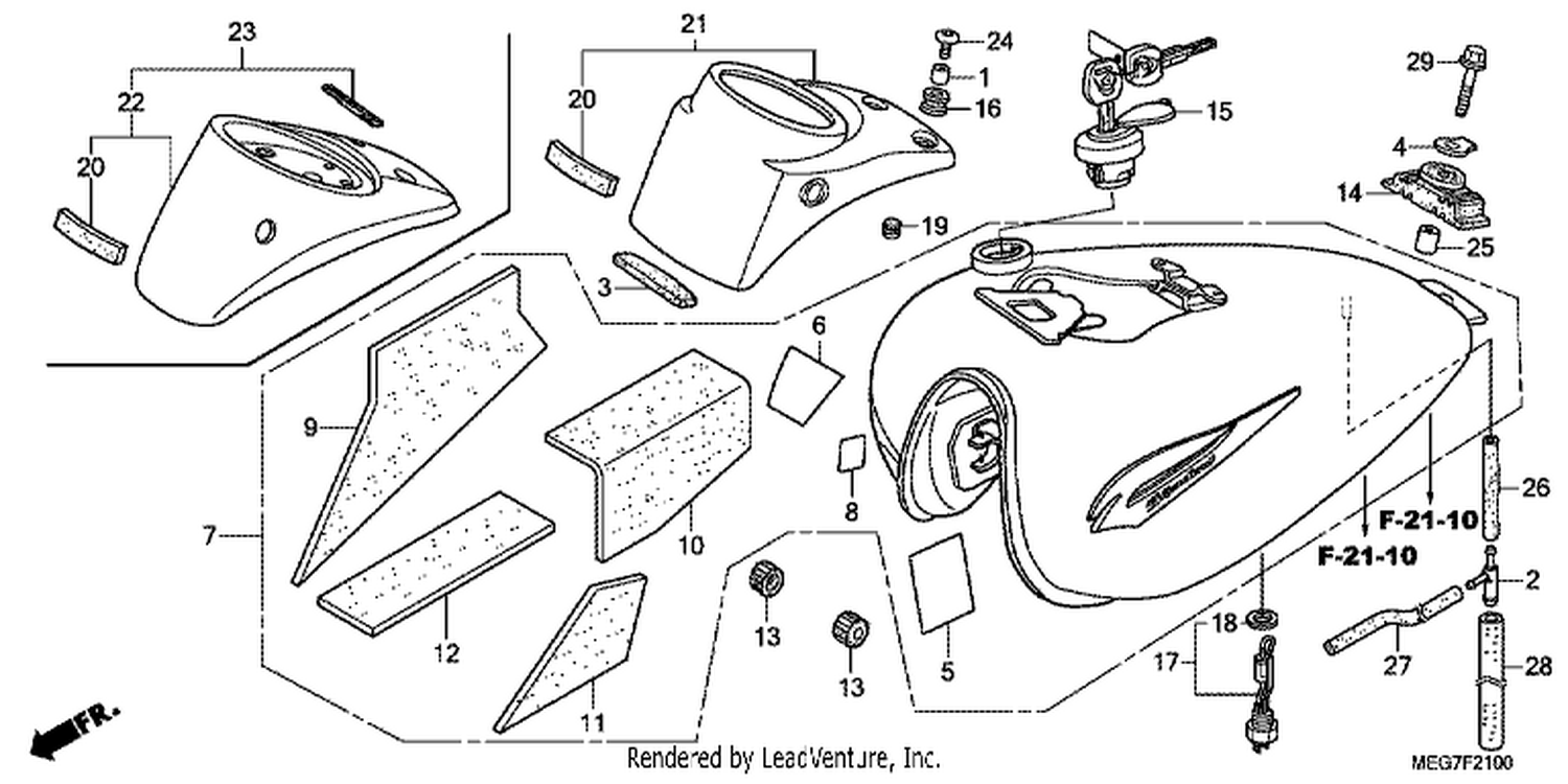  FUEL TANK (VT750C2B/C2S/CS/C/CA)