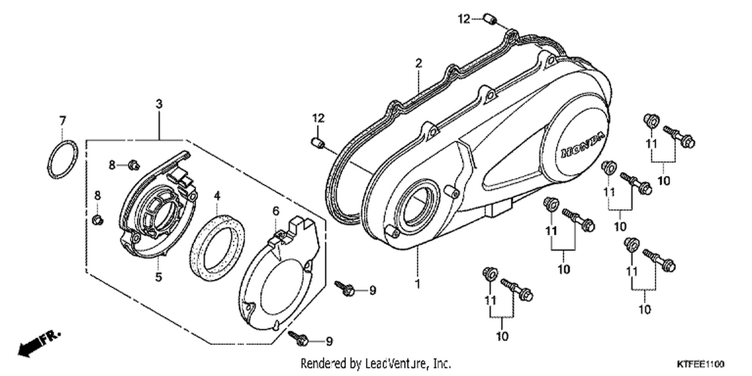  LEFT CRANKCASE COVER
