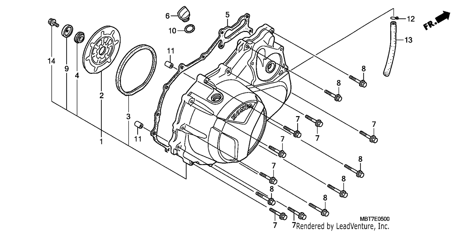 RIGHT CRANKCASE COVER