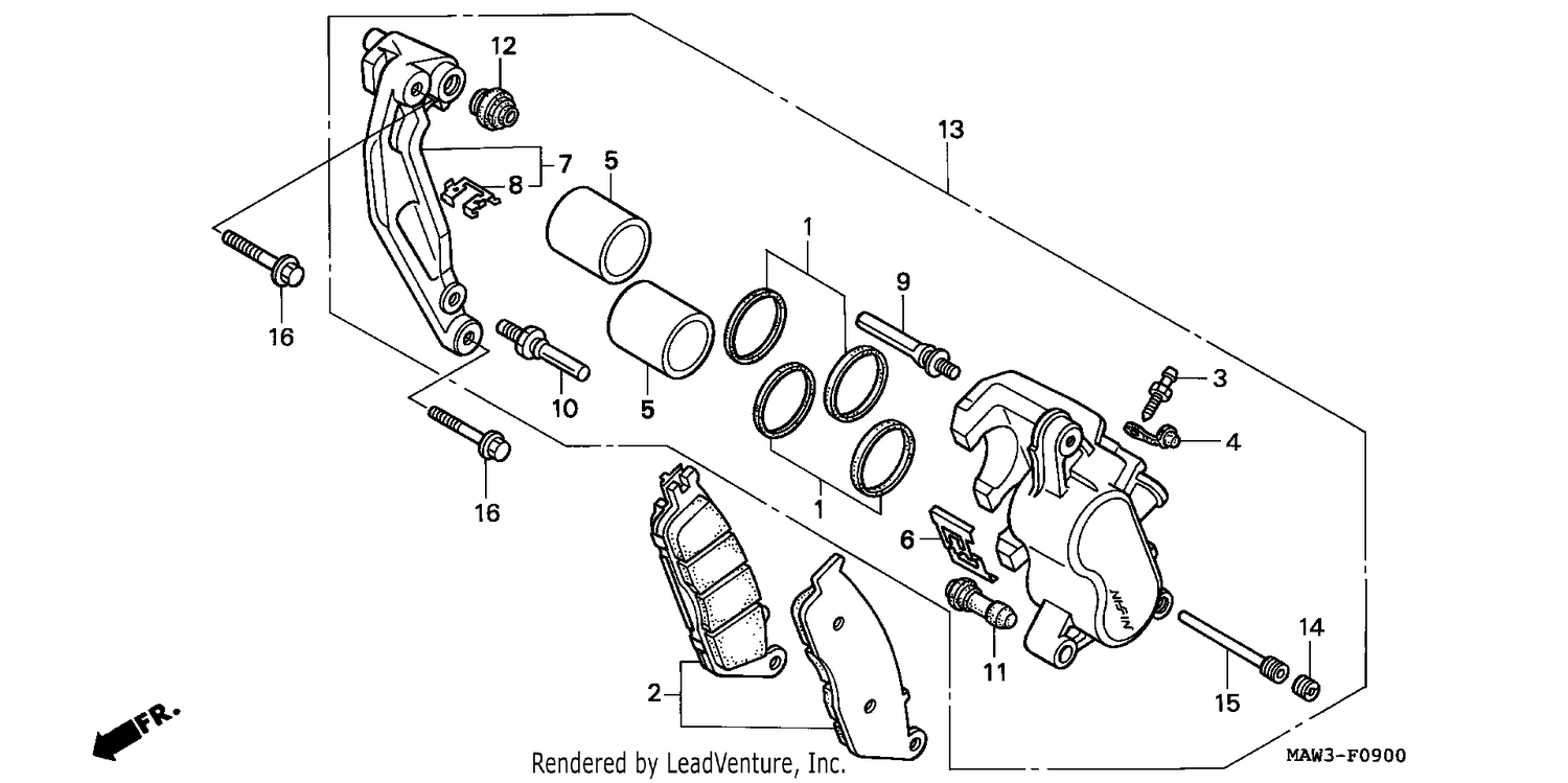 FRONT BRAKE CALIPER