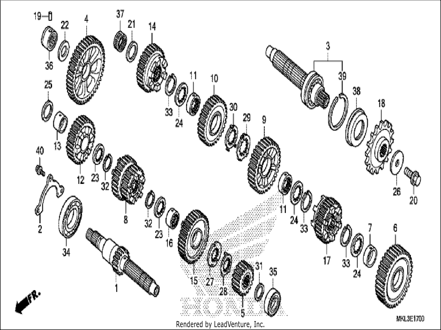  TRANSMISSION (NC750XA)