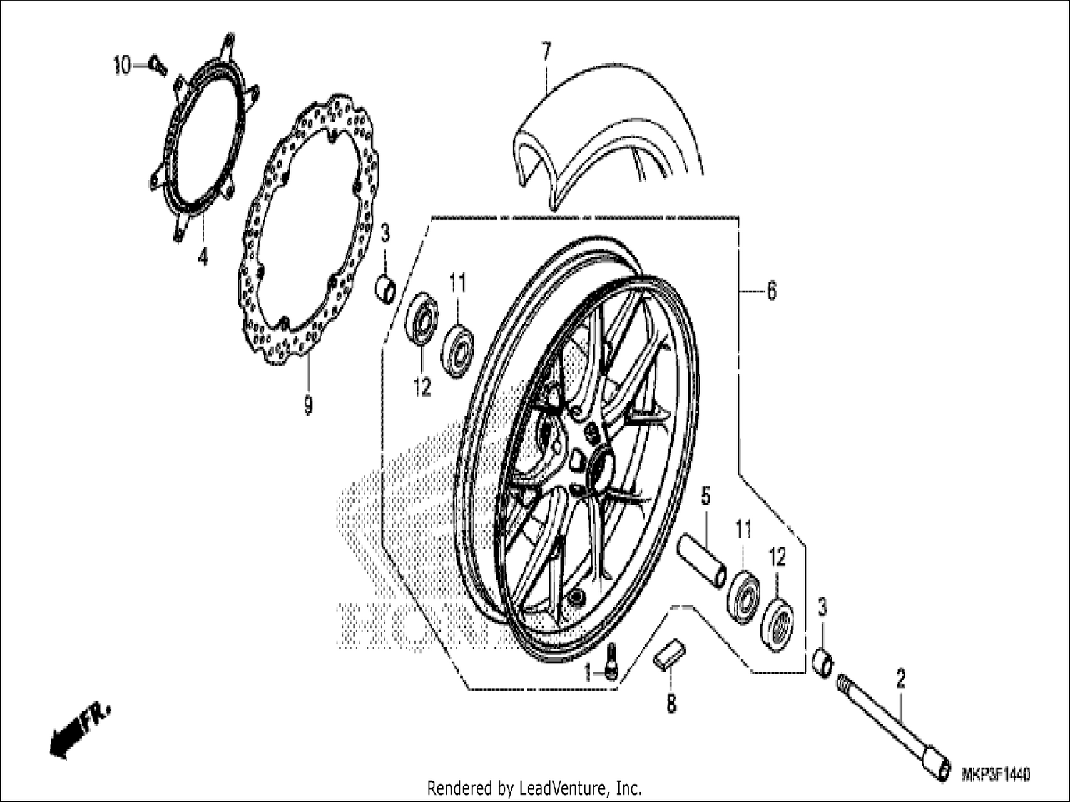  40 FRONT WHEEL