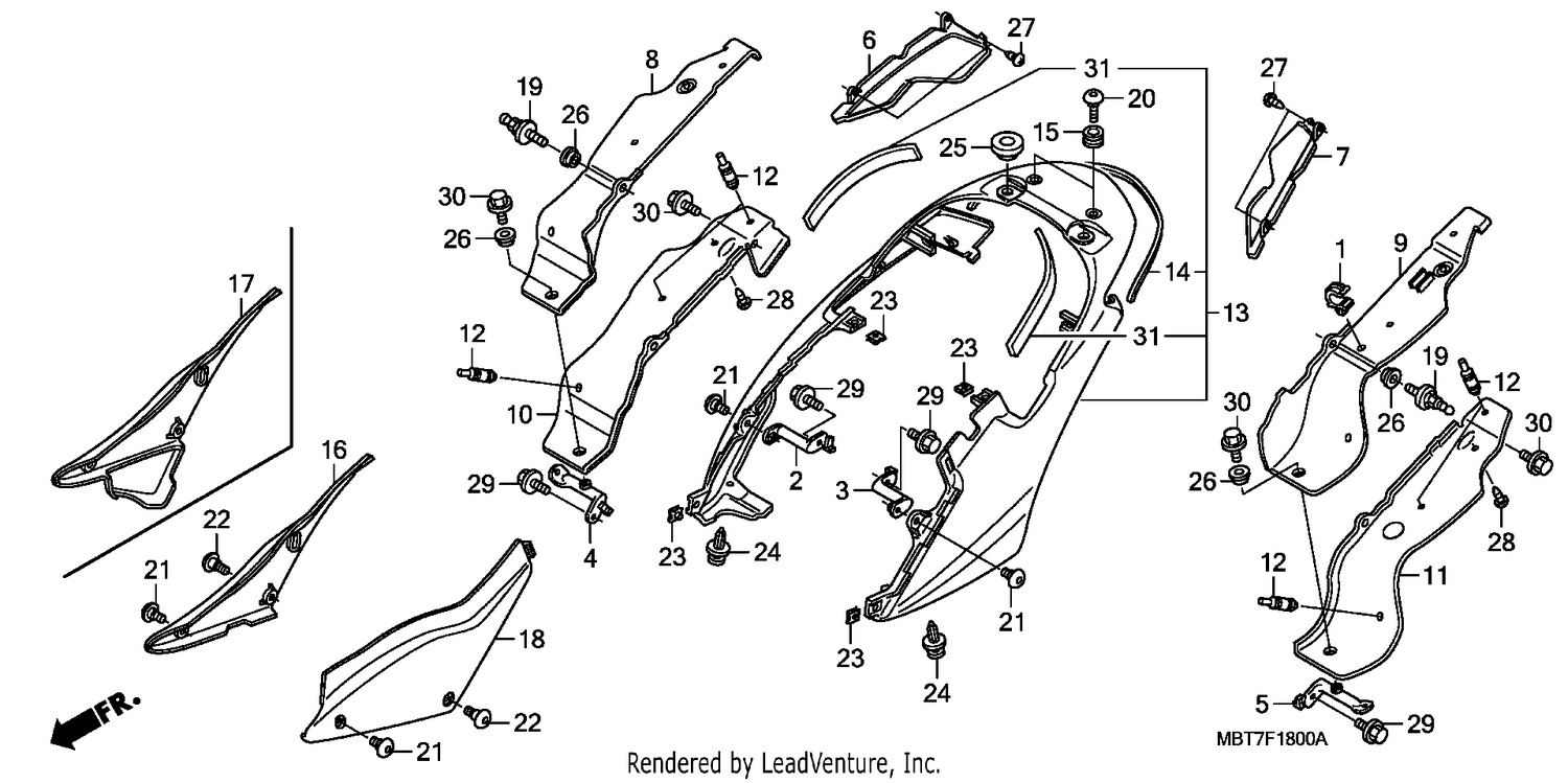 SEAT COWL/SIDE COVER