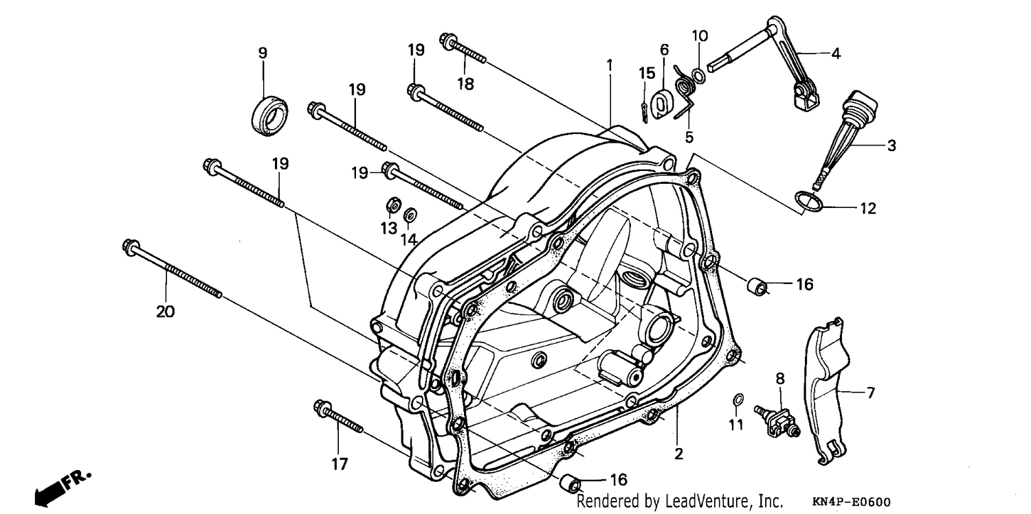 RIGHT CRANKCASE COVER