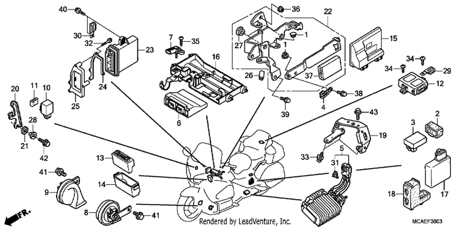  3 CONTROL UNI T (GL1800C/ D/ E/ F/ G) (AI RBAG)