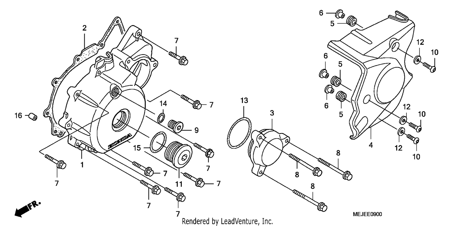 LEFT CRANKCASE COVER