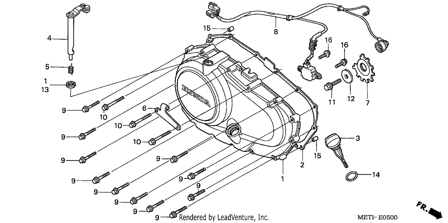 RIGHT CRANKCASE COVER