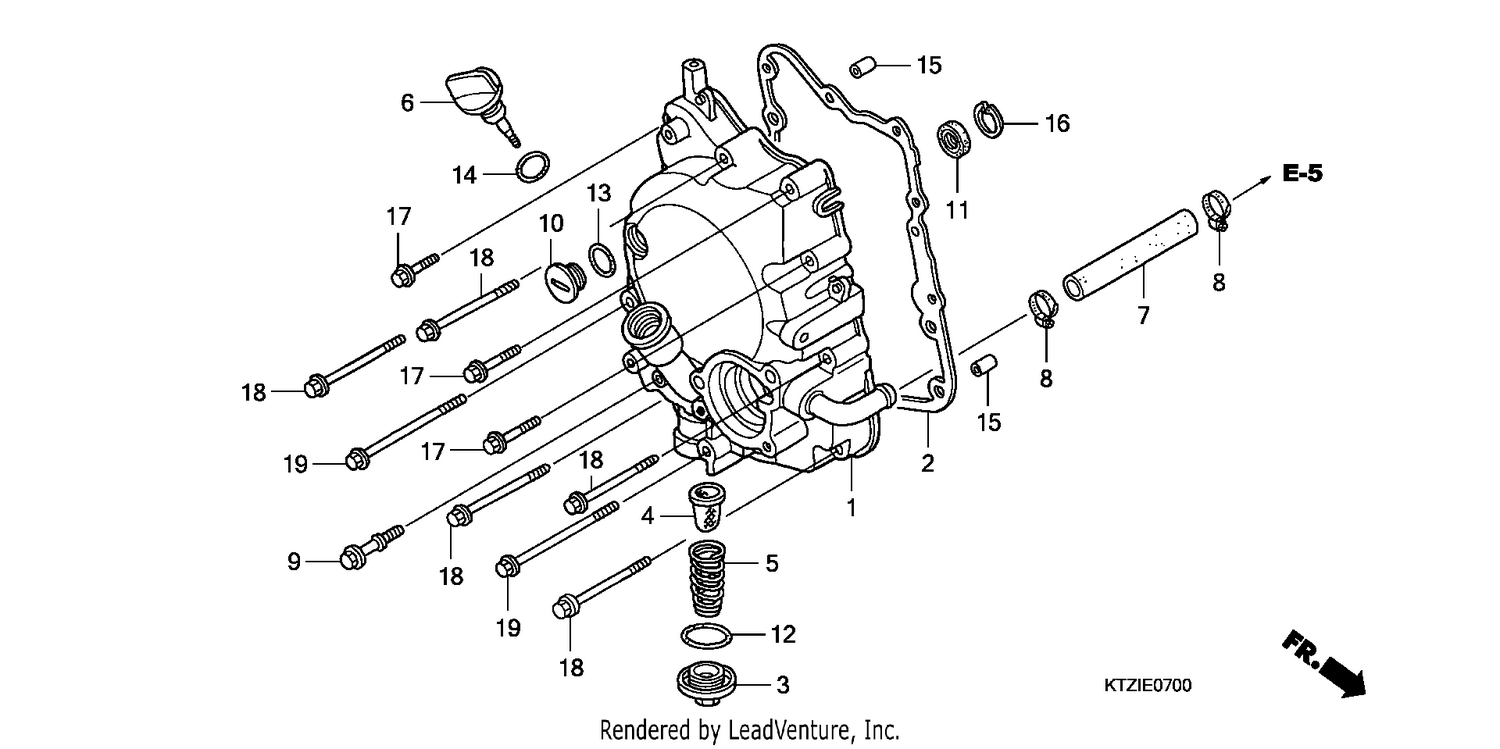 RIGHT CRANKCASE COVER