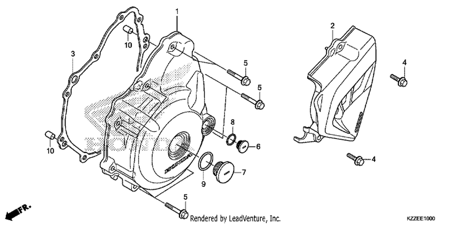  LEFT CRANKCASE COVER
