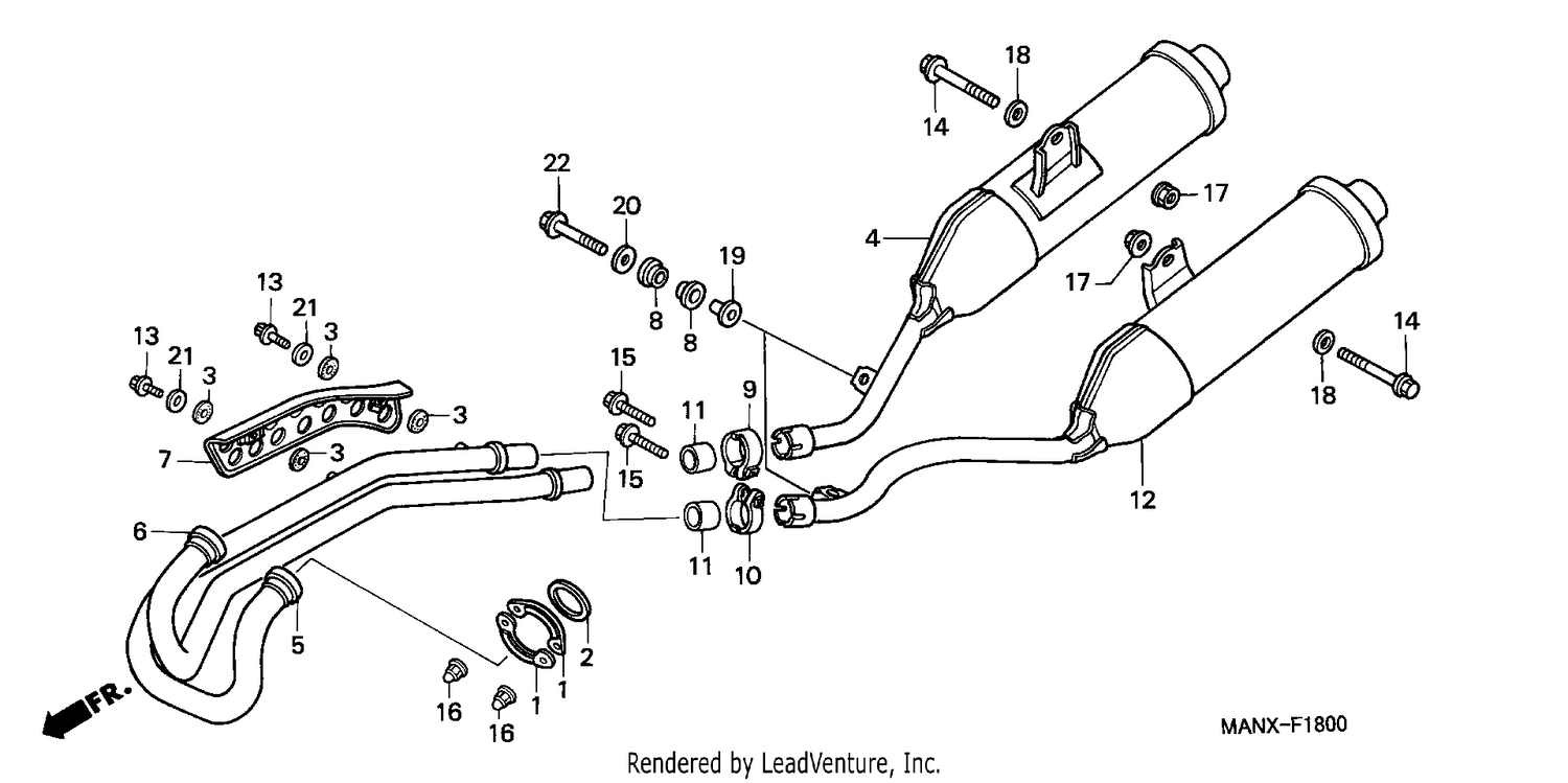 EXHAUST MUFFLER