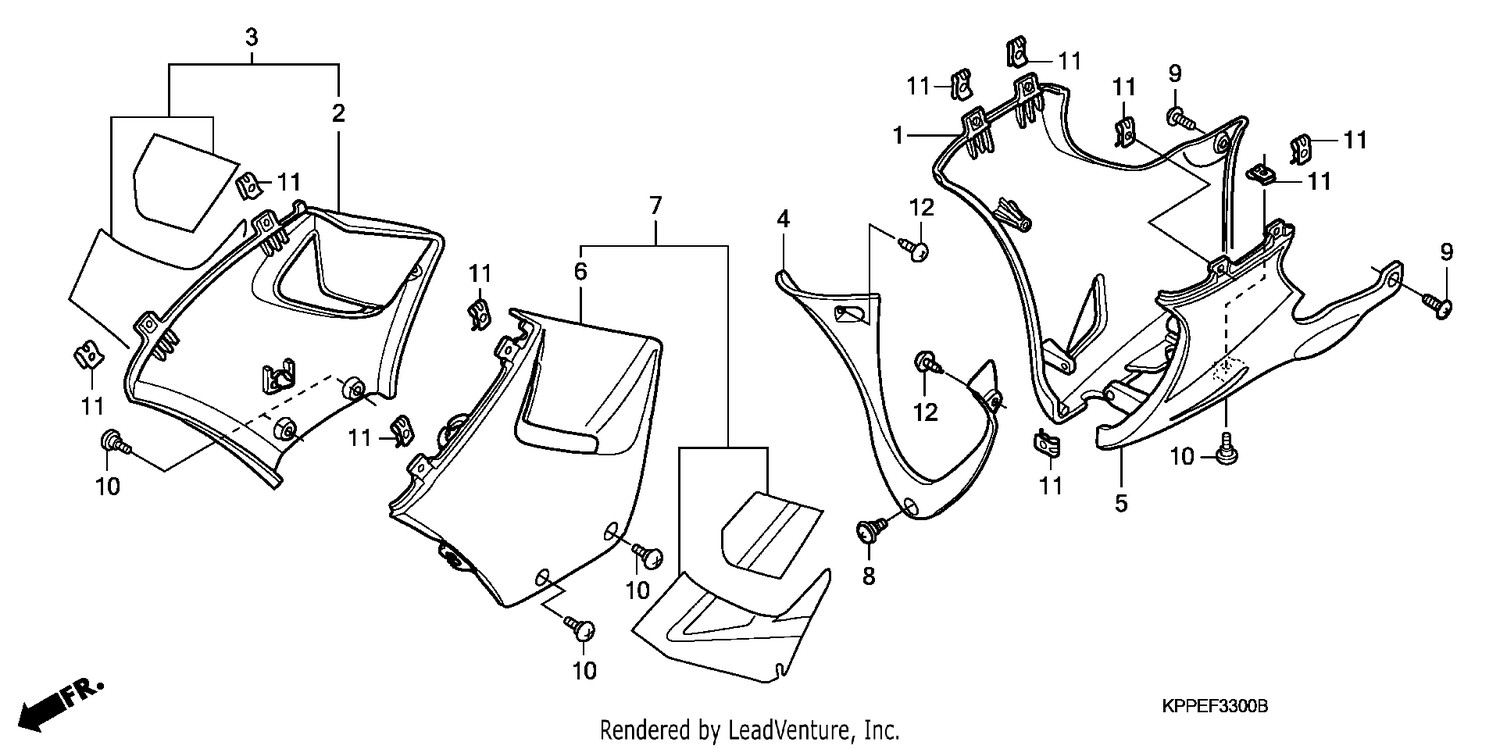 UNDER COWL (CBR125R/RS/RW5/RW6/RW8)