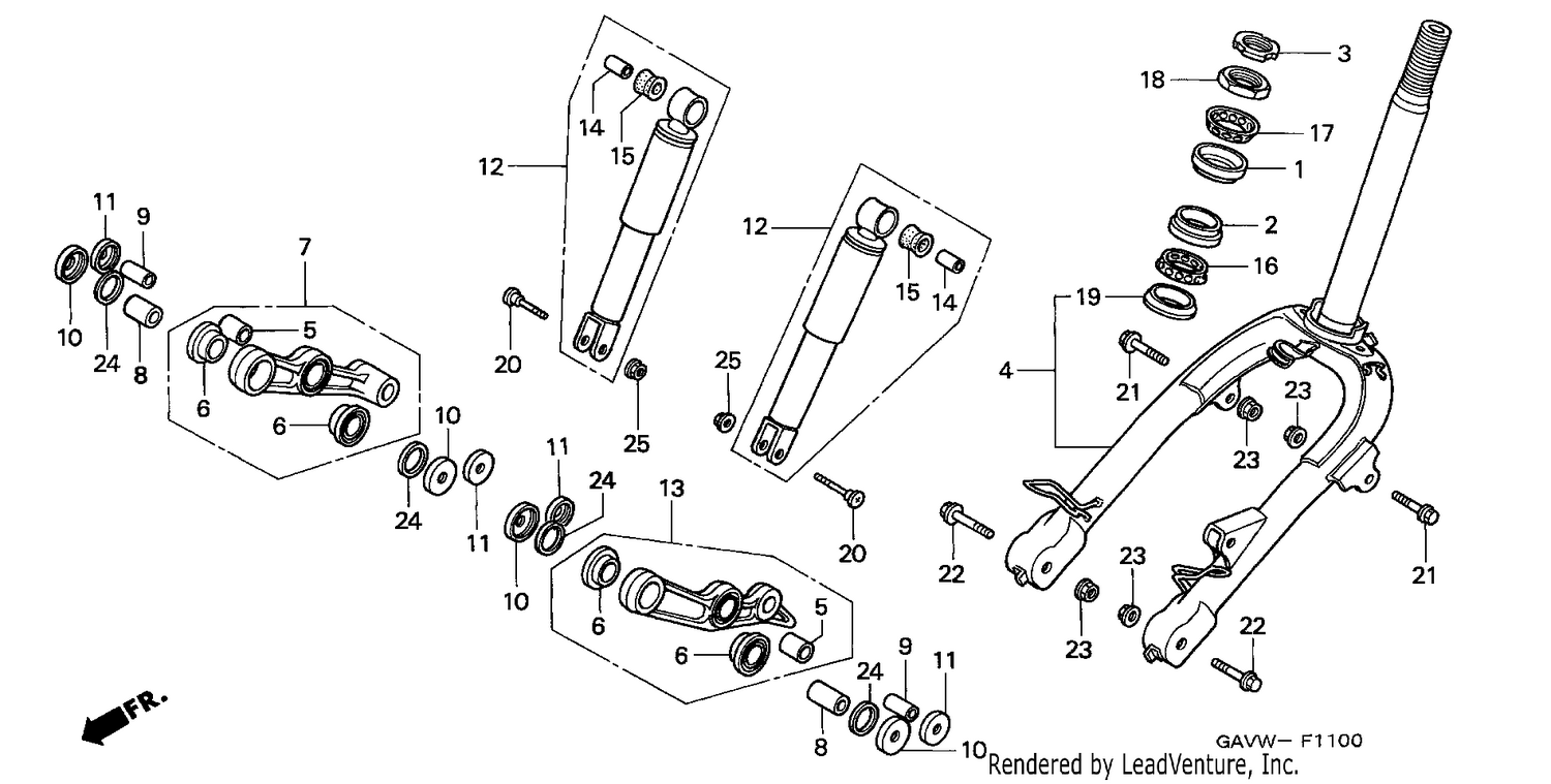 FRONT FORK/FRONT CUSHION