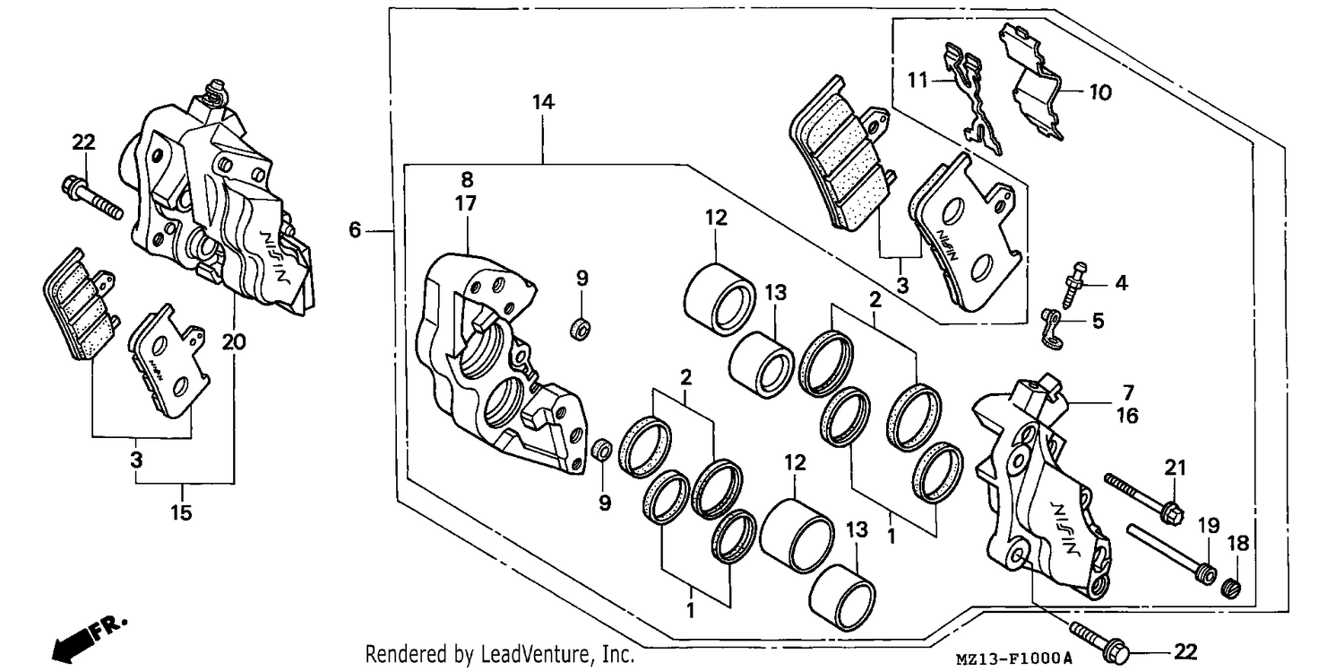 FRONT BRAKE CALIPER