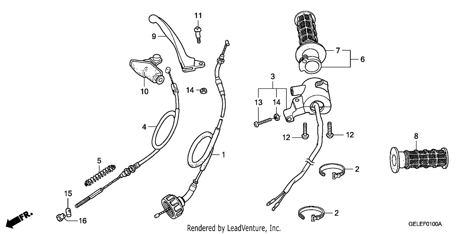 HANDLE LEVER/SWITCH/CABLE