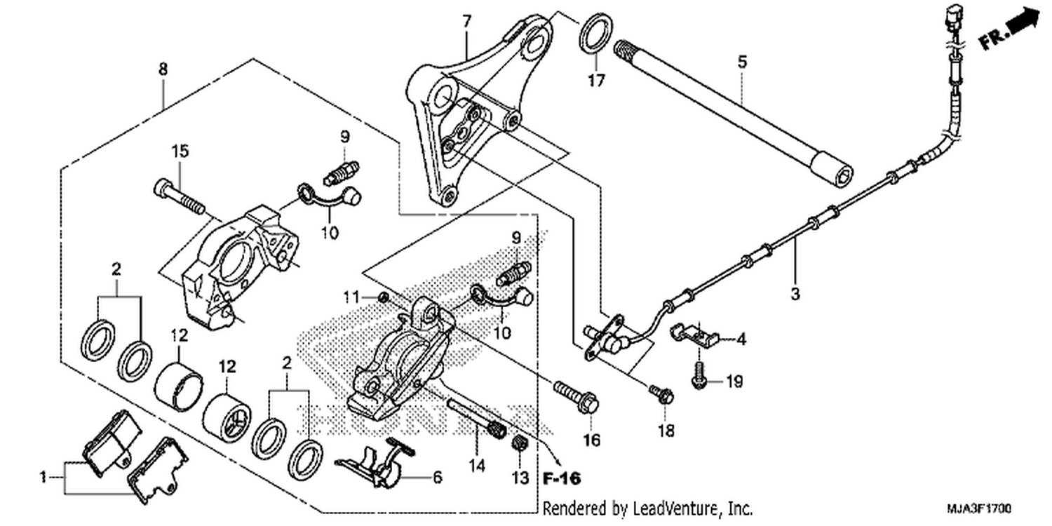  REAR BRAKE CALIPER