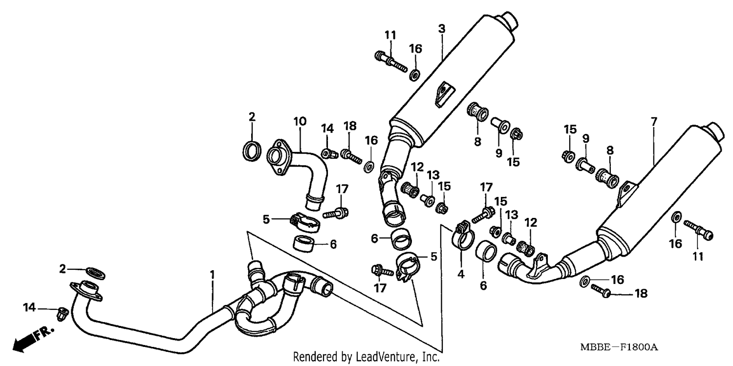 EXHAUST MUFFLER
