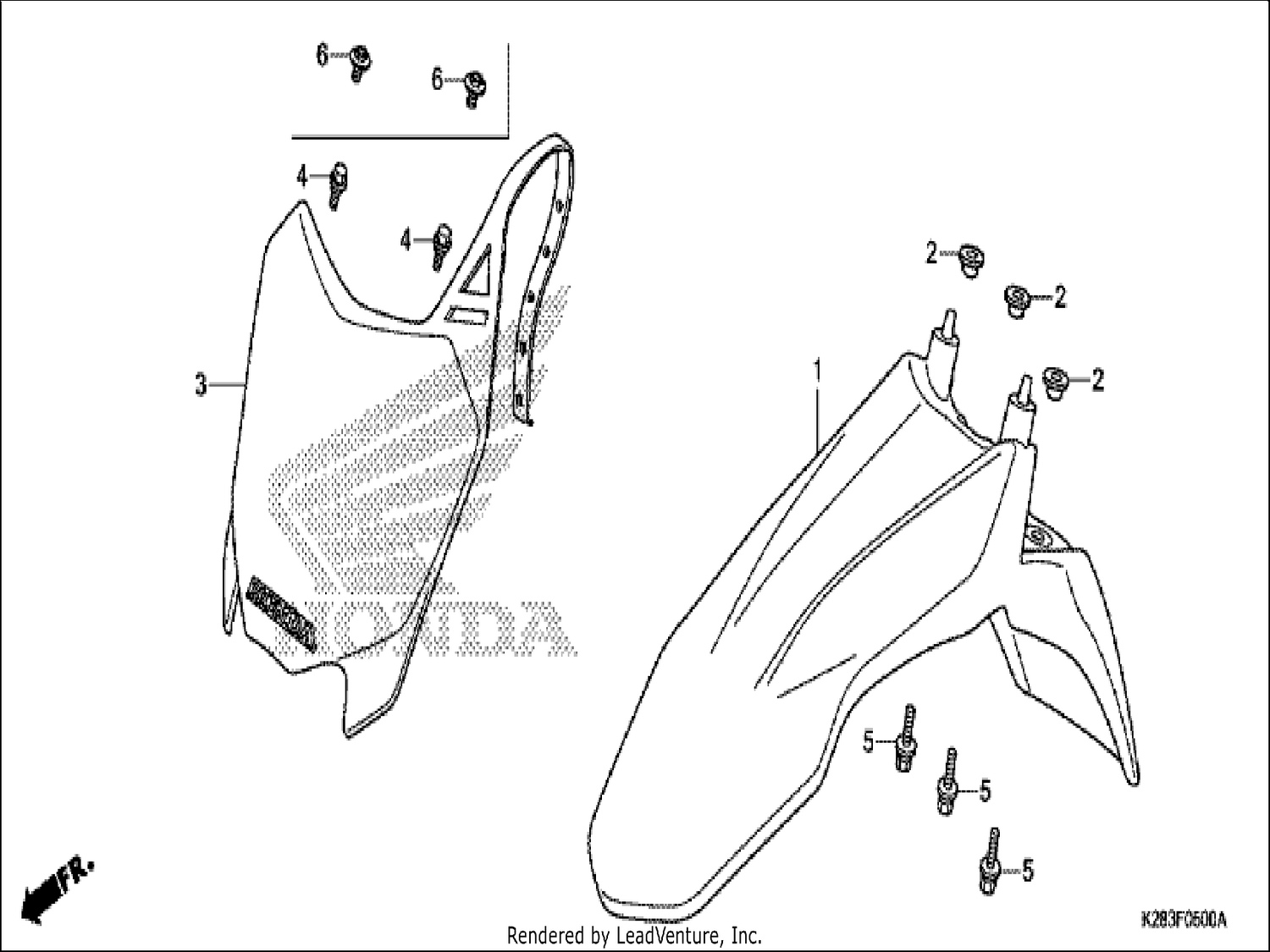  FRONT FENDER