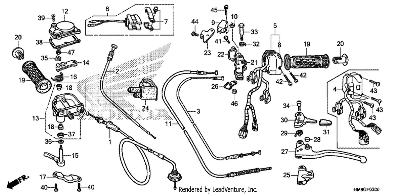  HANDLE LEVER/SWITCH/CABLE