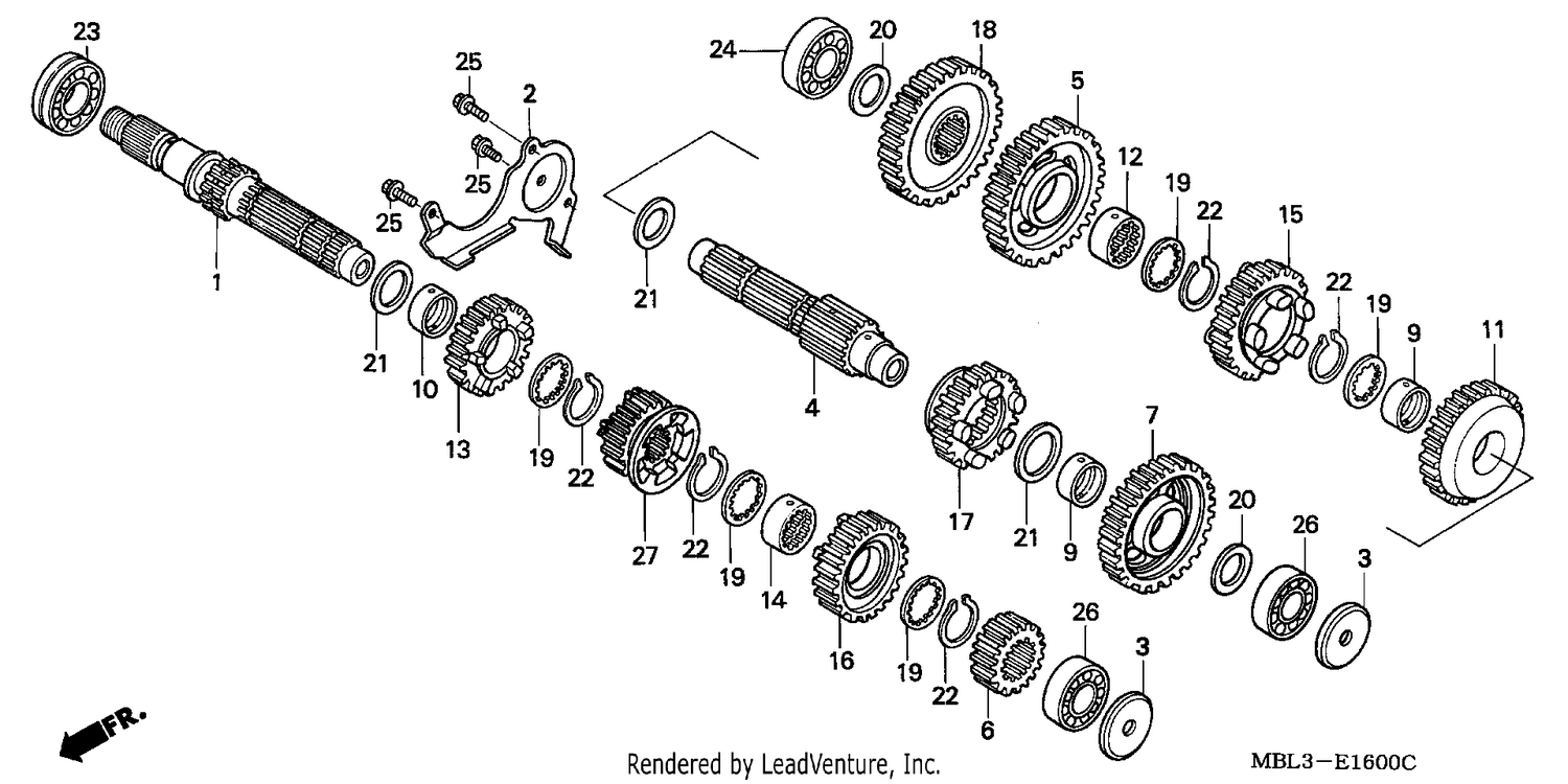 TRANSMISSION (NT650VW/X/Y/1)