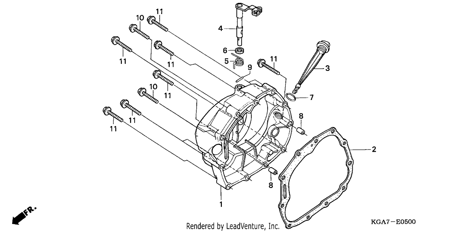 RIGHT CRANKCASE COVER