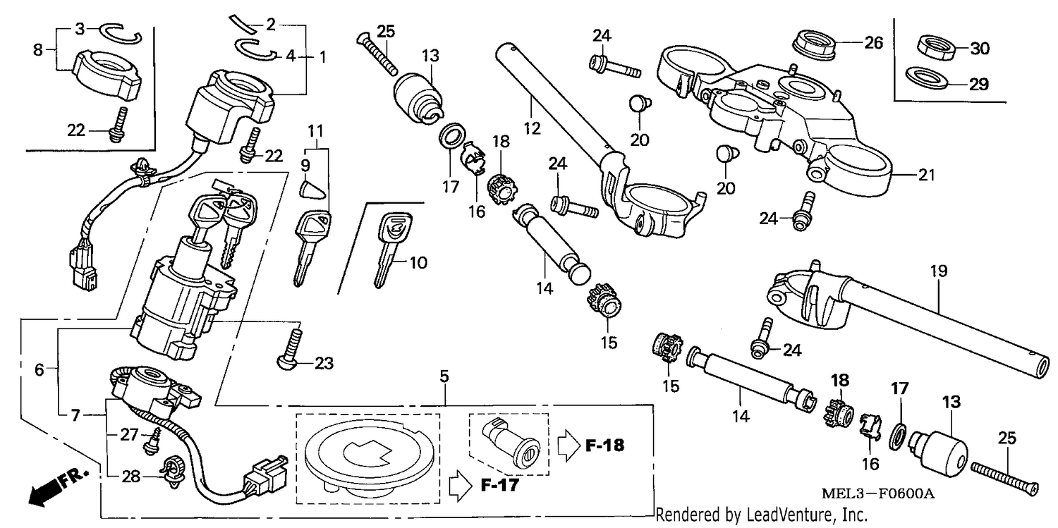 HANDLE PIPE/TOP BRIDGE