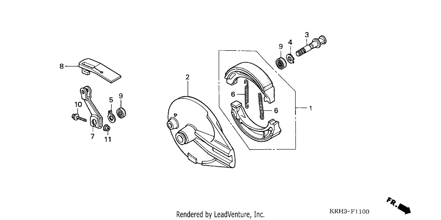 REAR BRAKE PANEL