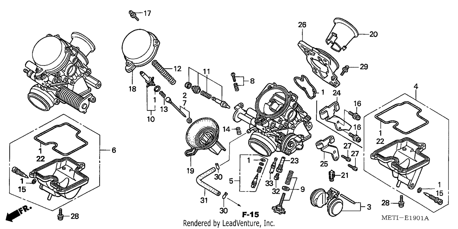 CARBURETOR (COMPONENT PARTS)