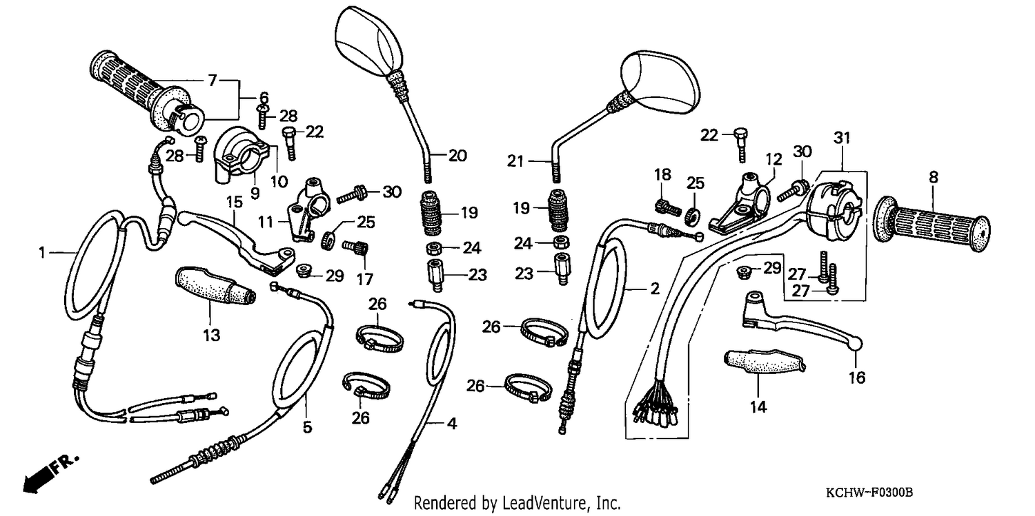 HANDLE LEVER/SWITCH/CABLE (1)