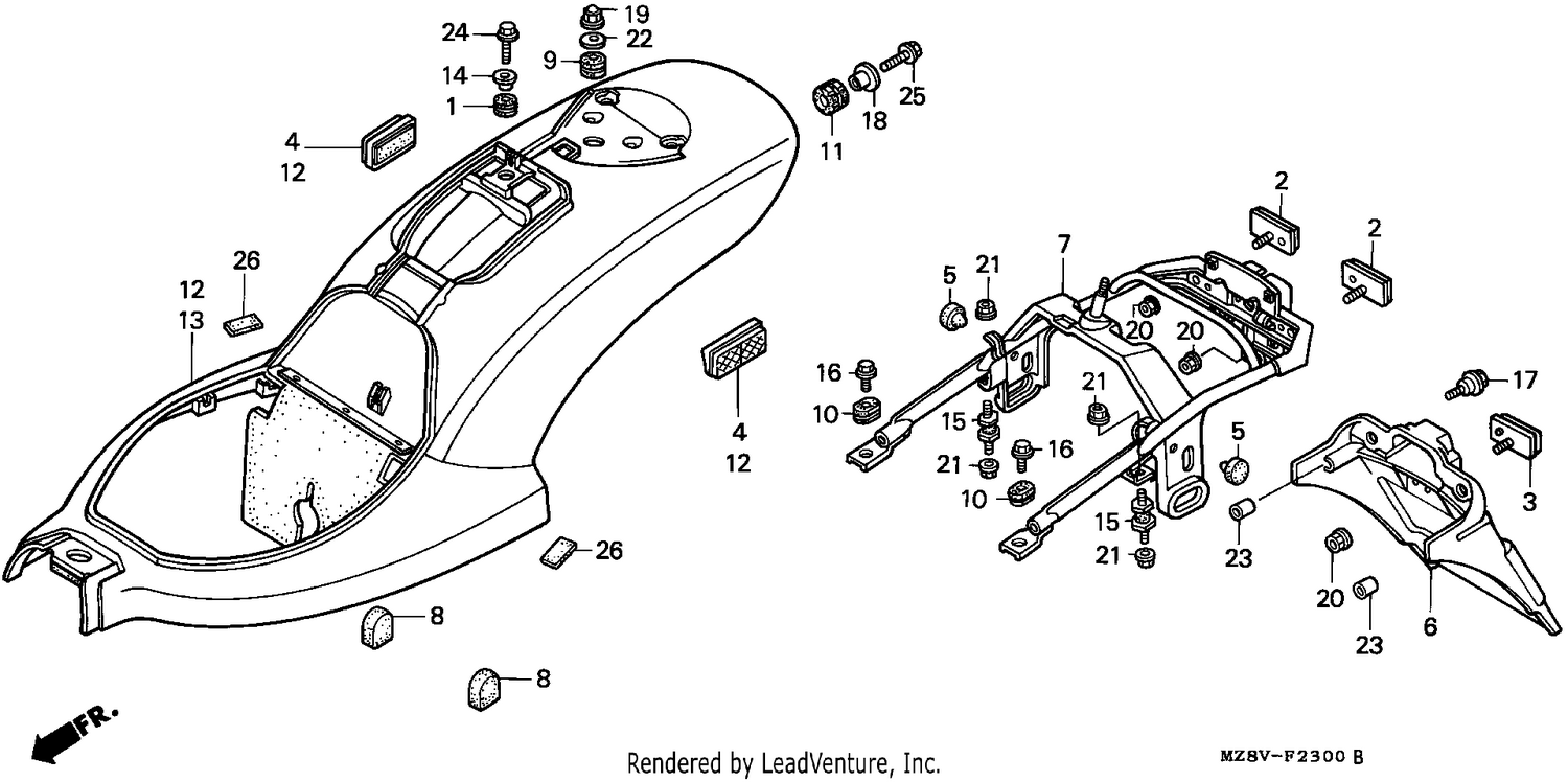 REAR FENDER (1)