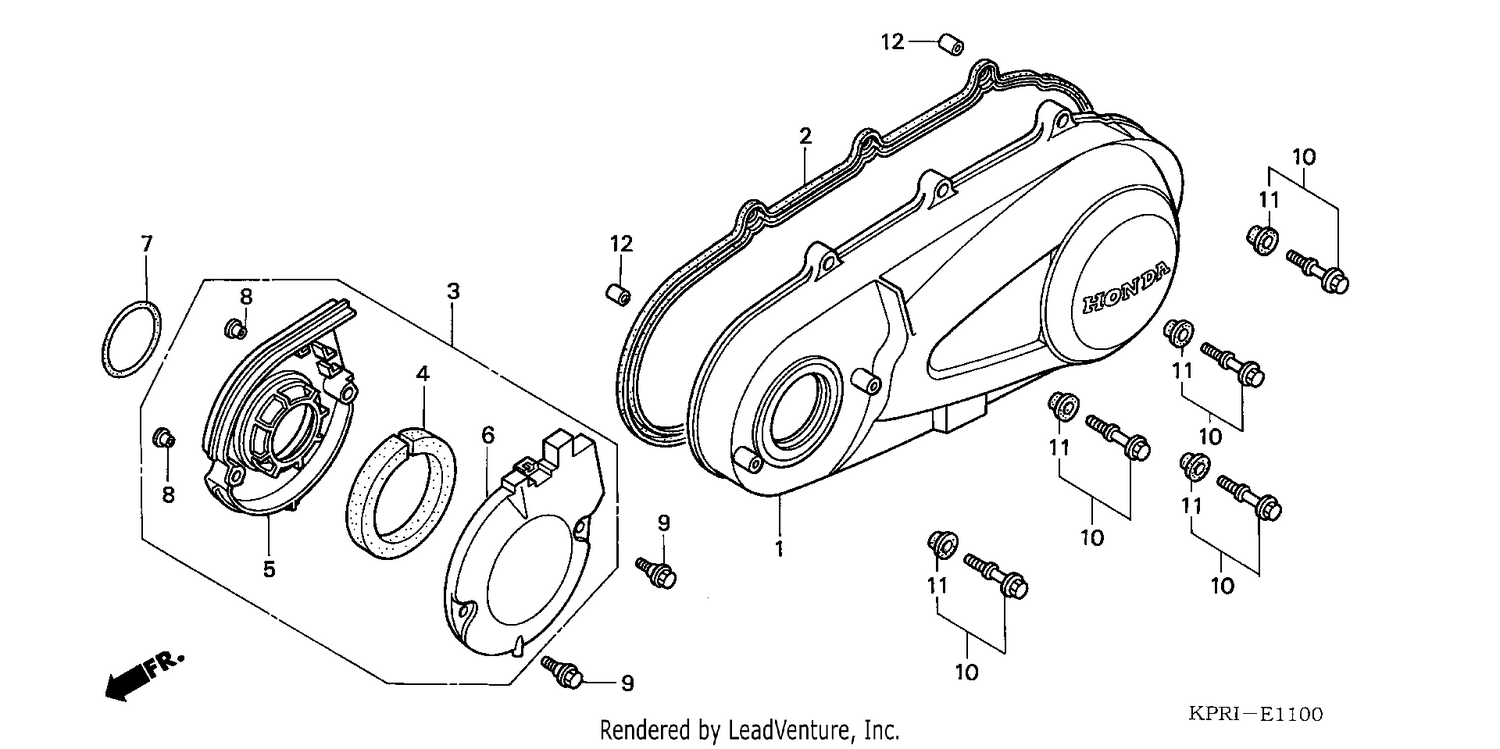 LEFT CRANKCASE COVER