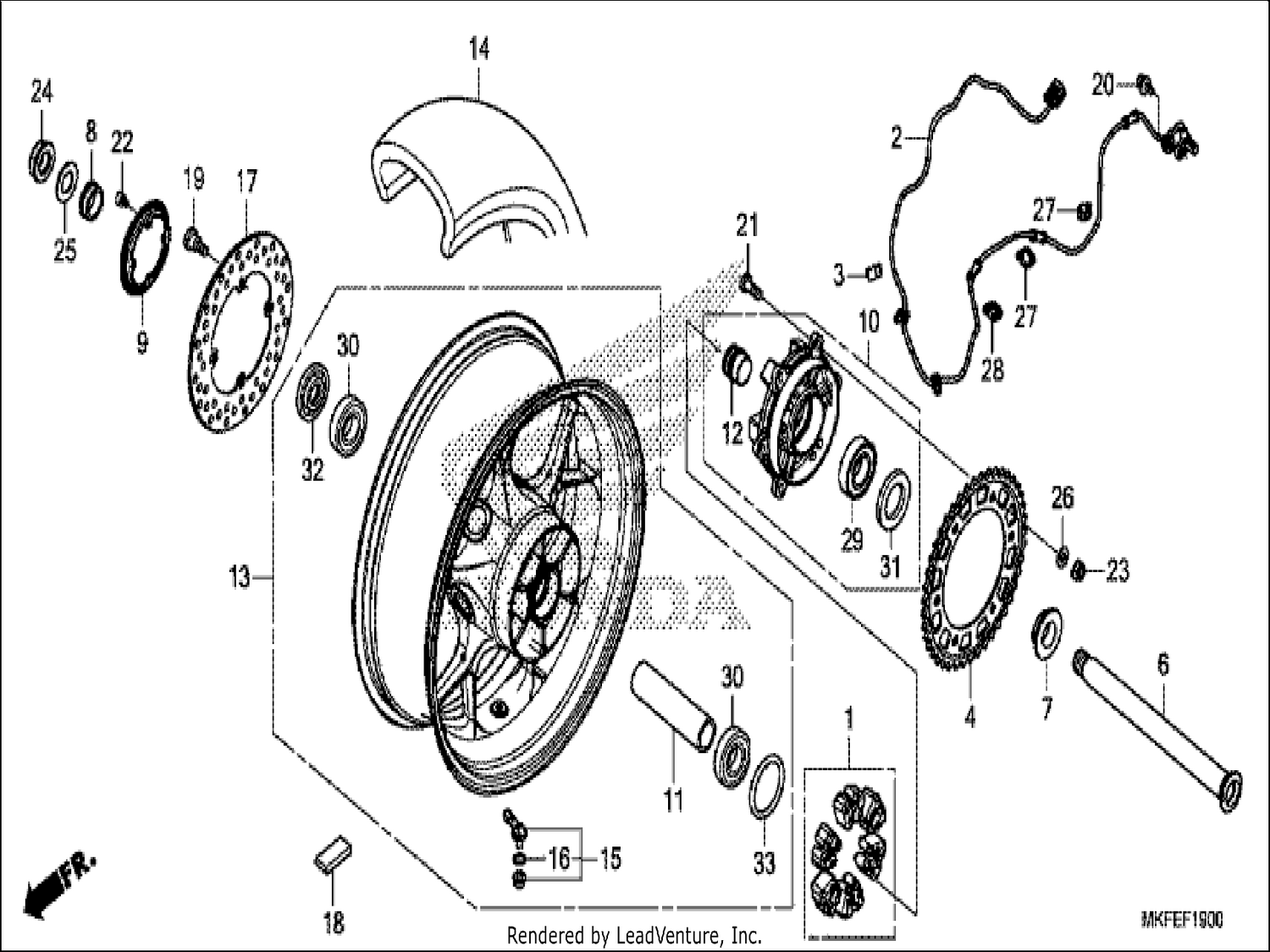  REAR WHEEL