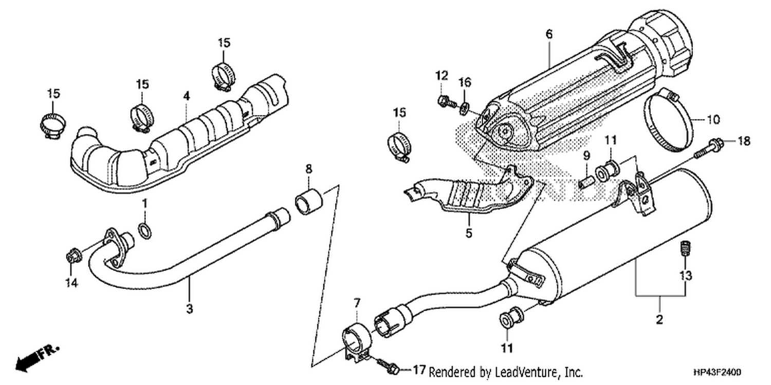  EXHAUST MUFFLER