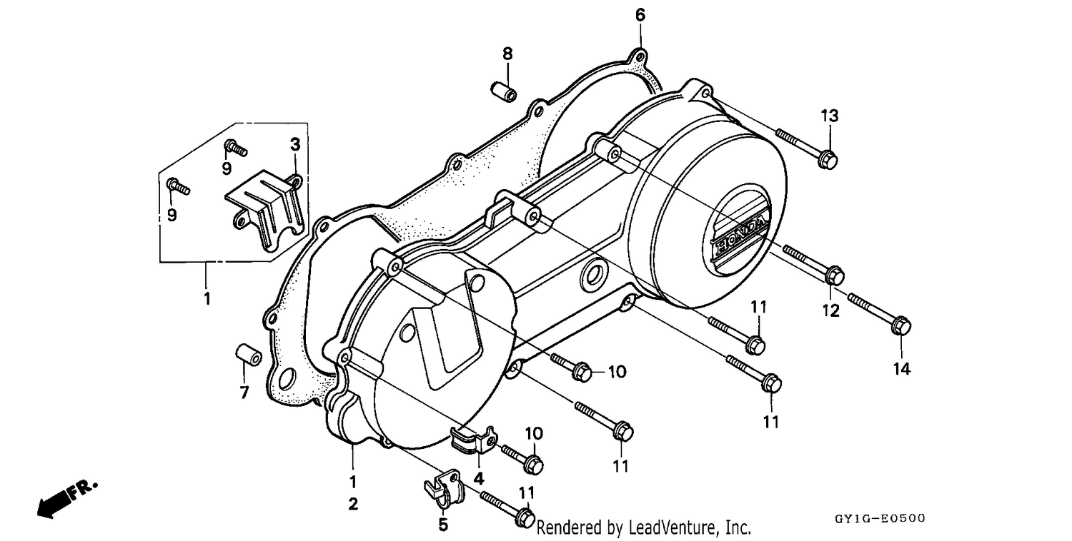 LEFT CRANKCASE COVER